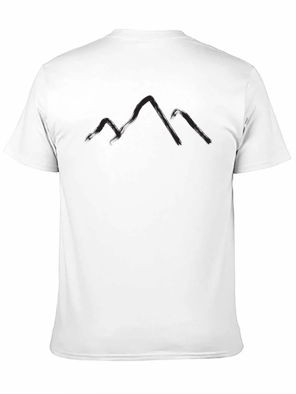 Mountain Silhouette Graphic Tee - Black Casual T-Shirt product image 10