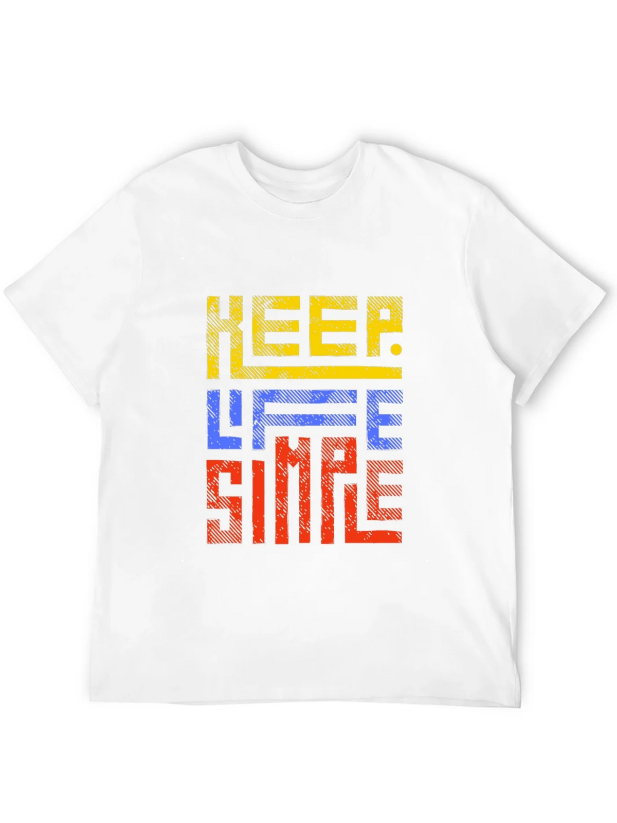 Keep Life Simple Graphic Print Black T-Shirt product image 11
