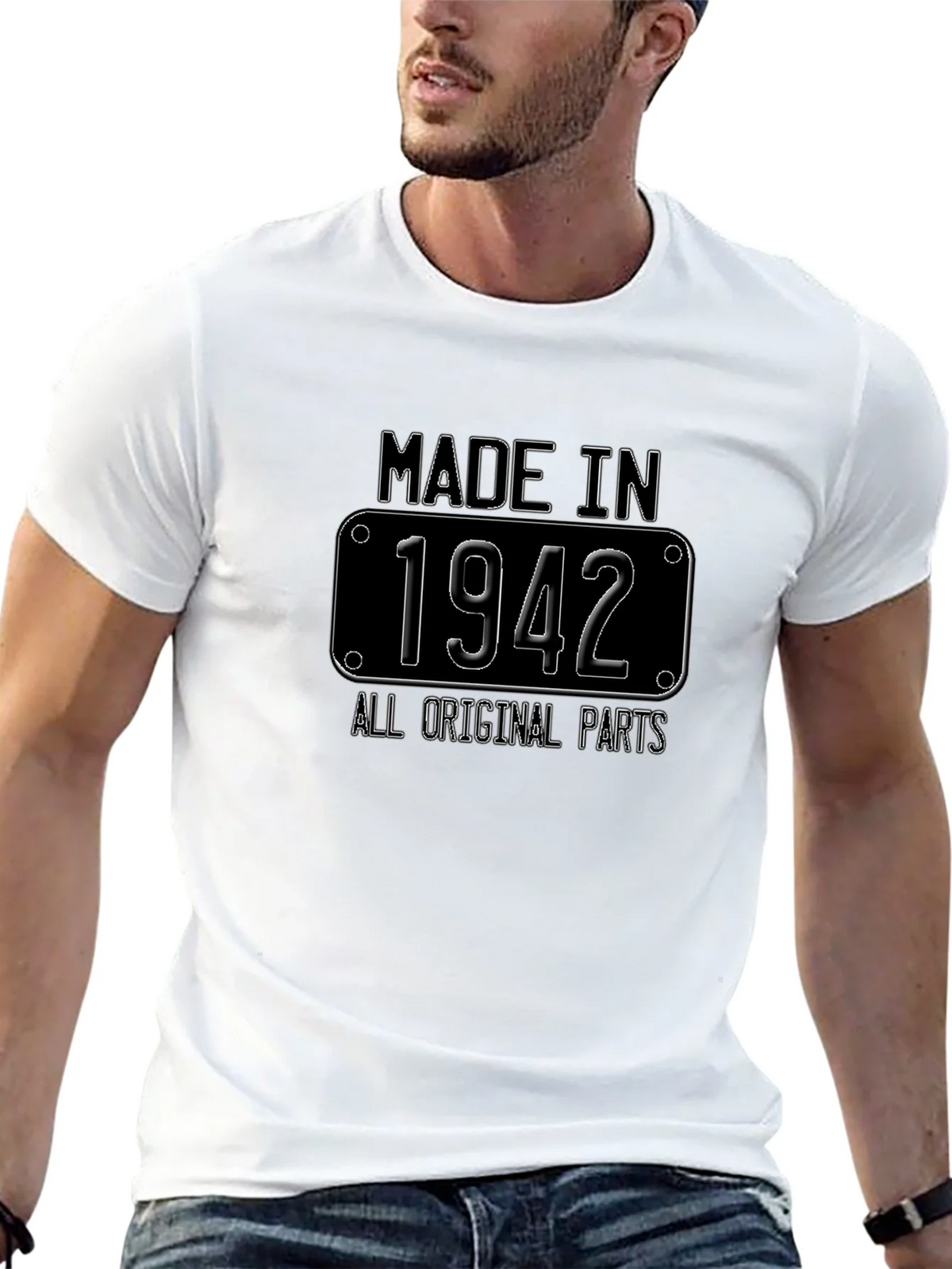 Made in 1942 All Original Parts T-Shirt product image 12