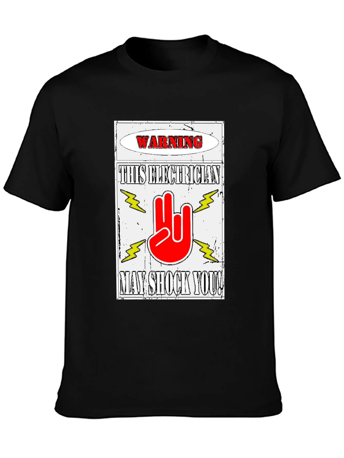 Warning Electrician T-Shirt May Shock You product image 3