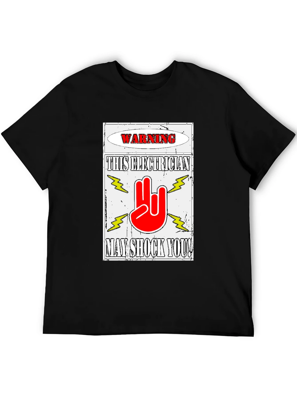 Warning Electrician T-Shirt May Shock You product image 5