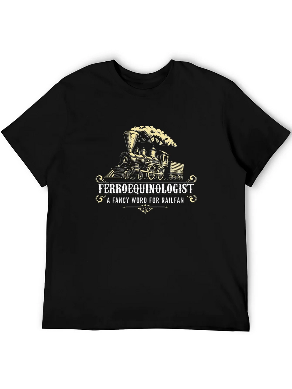 Ferroequinologist Railfan Train T-Shirt product image 5