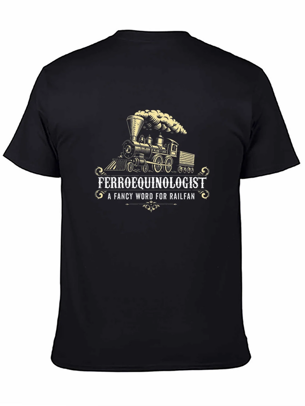 Ferroequinologist Railfan Train T-Shirt product image 4