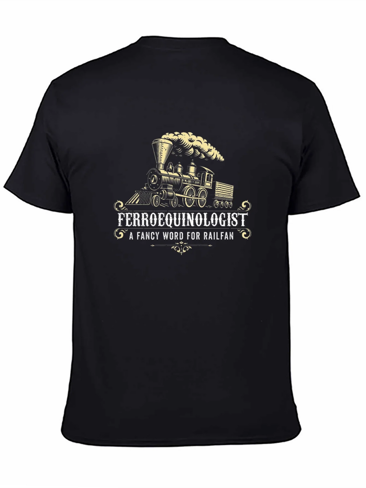 Ferroequinologist Railfan Train T-Shirt product image 4