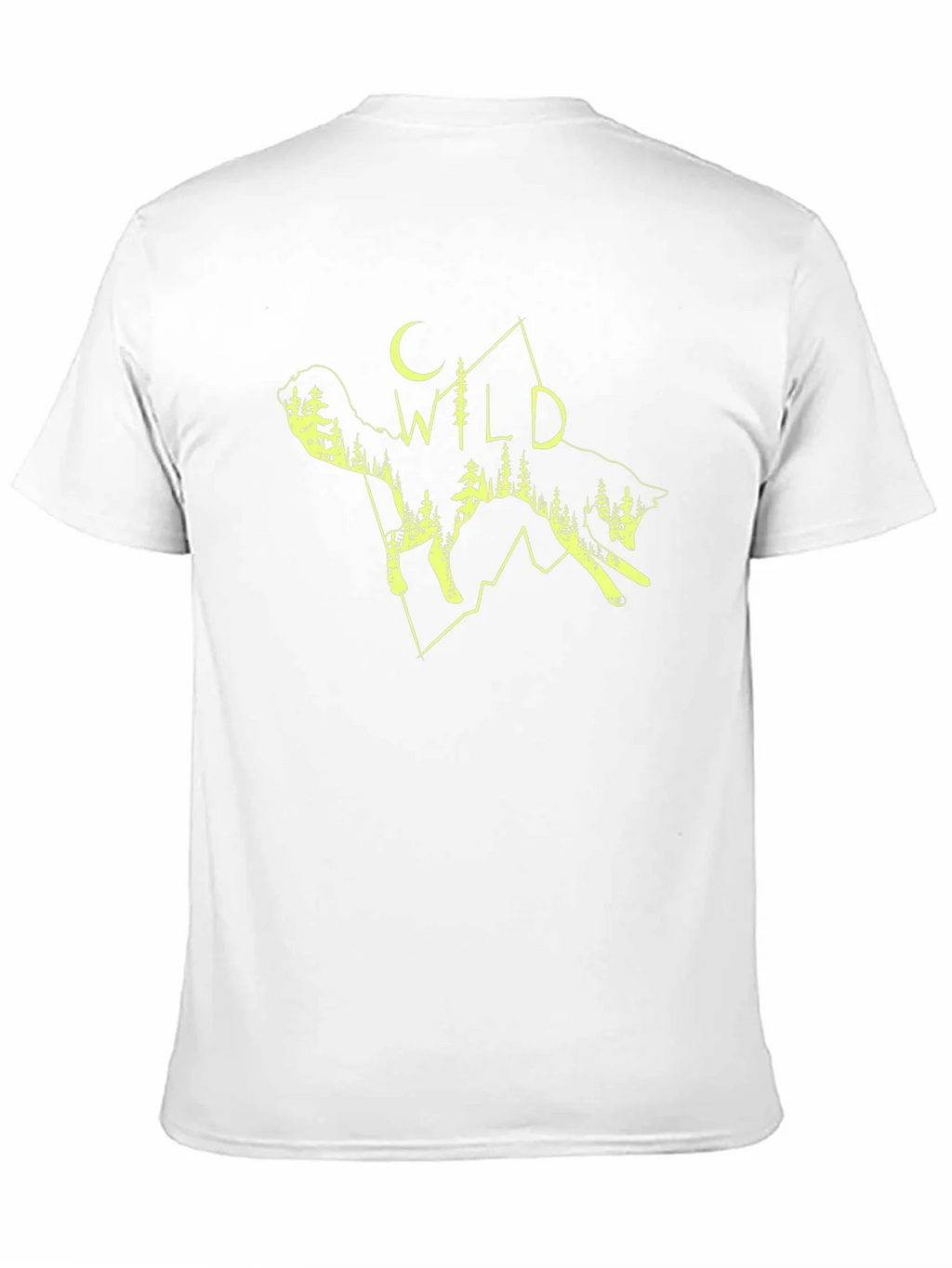 Wild Wolf Graphic Tee - Black Cotton T-Shirt product image 10