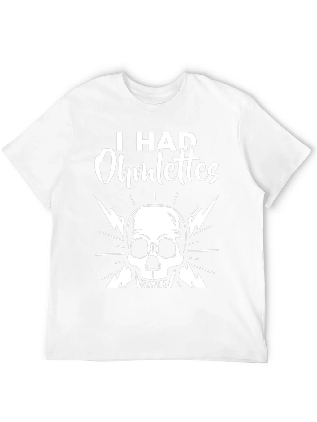 I Had Ohmlettes Skull Graphic Tee - Black product image 11