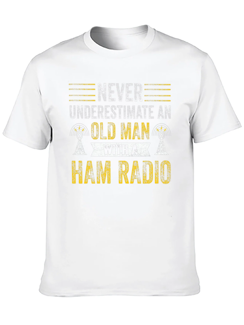 Ham Radio Old Man T-Shirt product image 9