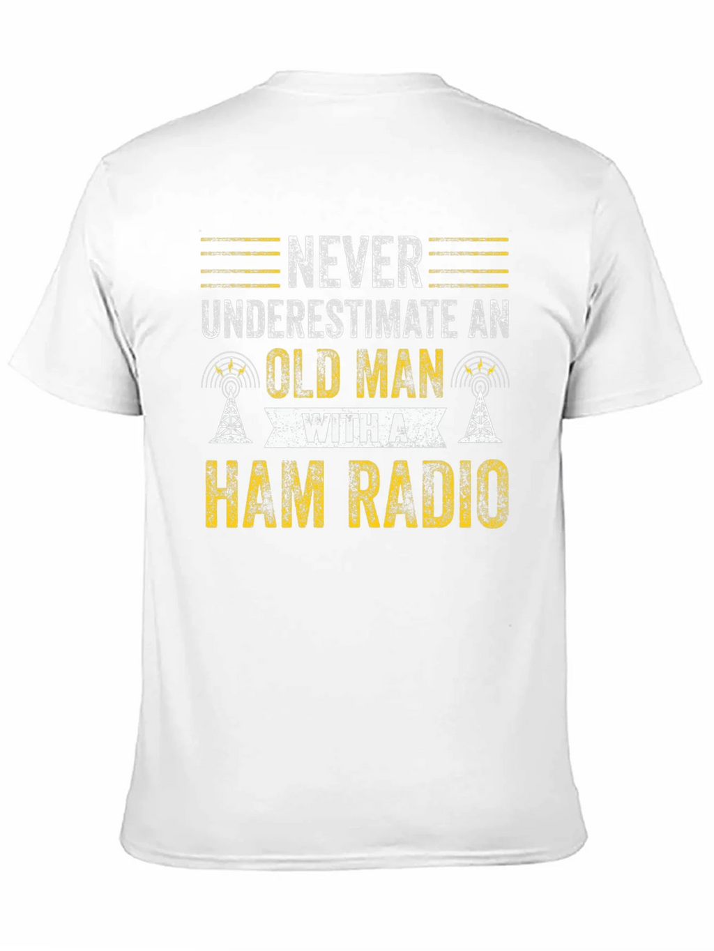Ham Radio Old Man T-Shirt product image 10