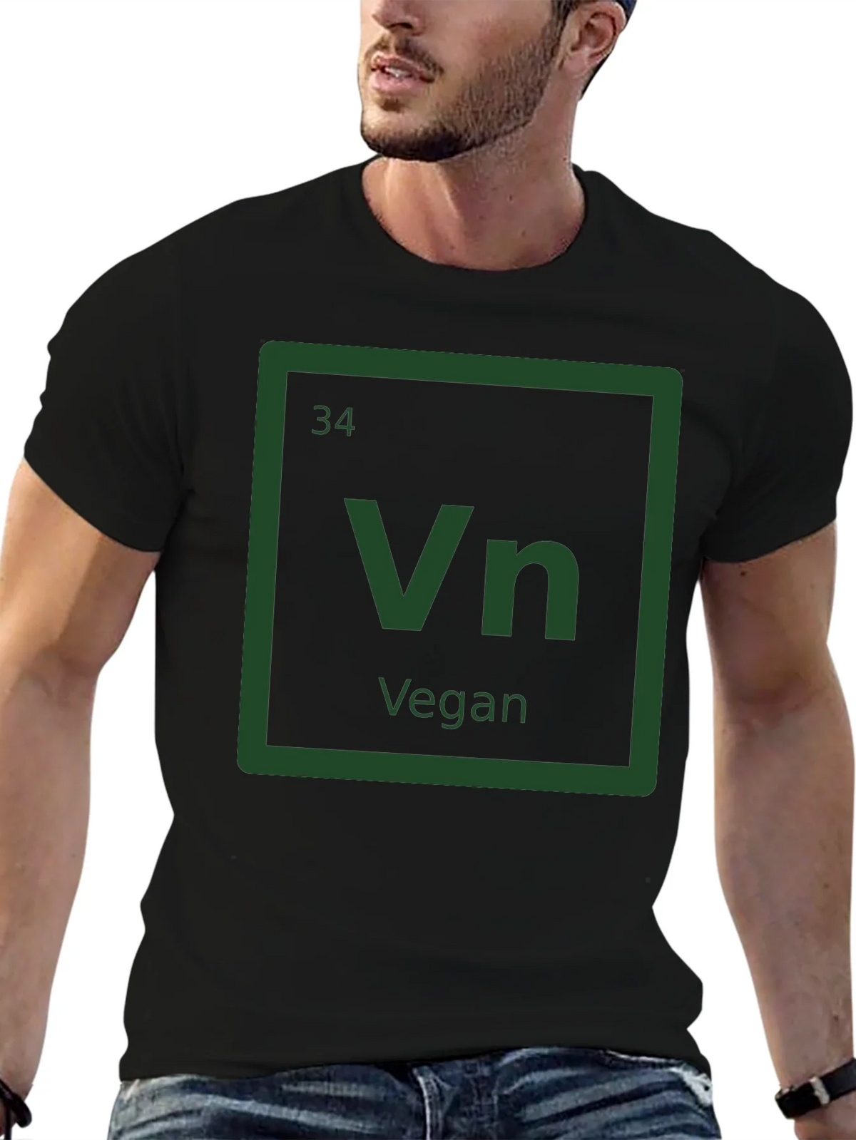 Vegan Element T-Shirt - Periodic Table Style Tee product image 6