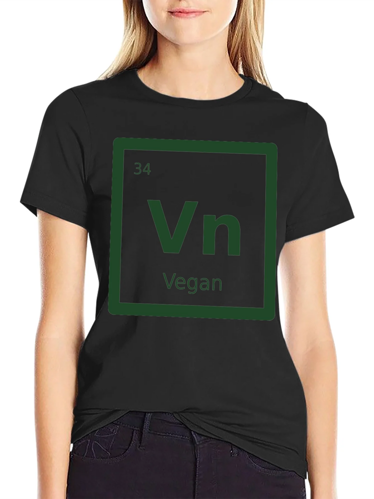 Vegan Element T-Shirt - Periodic Table Style Tee product image 2