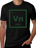 Vegan Element T-Shirt - Periodic Table Style Tee product image 1