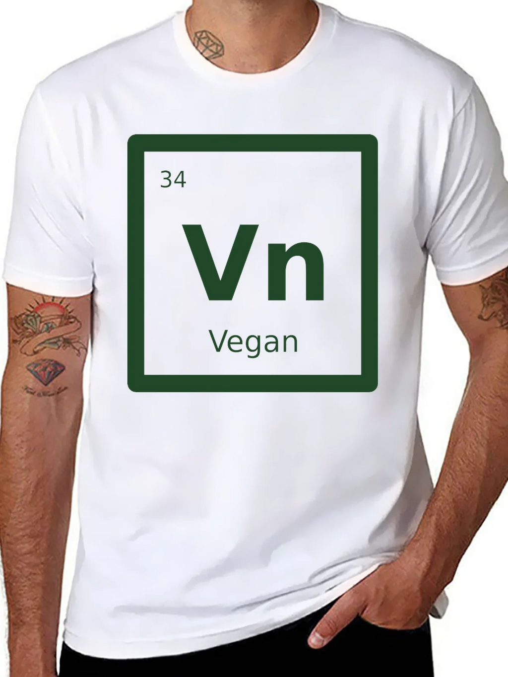 Vegan Element T-Shirt - Periodic Table Style Tee product image 7