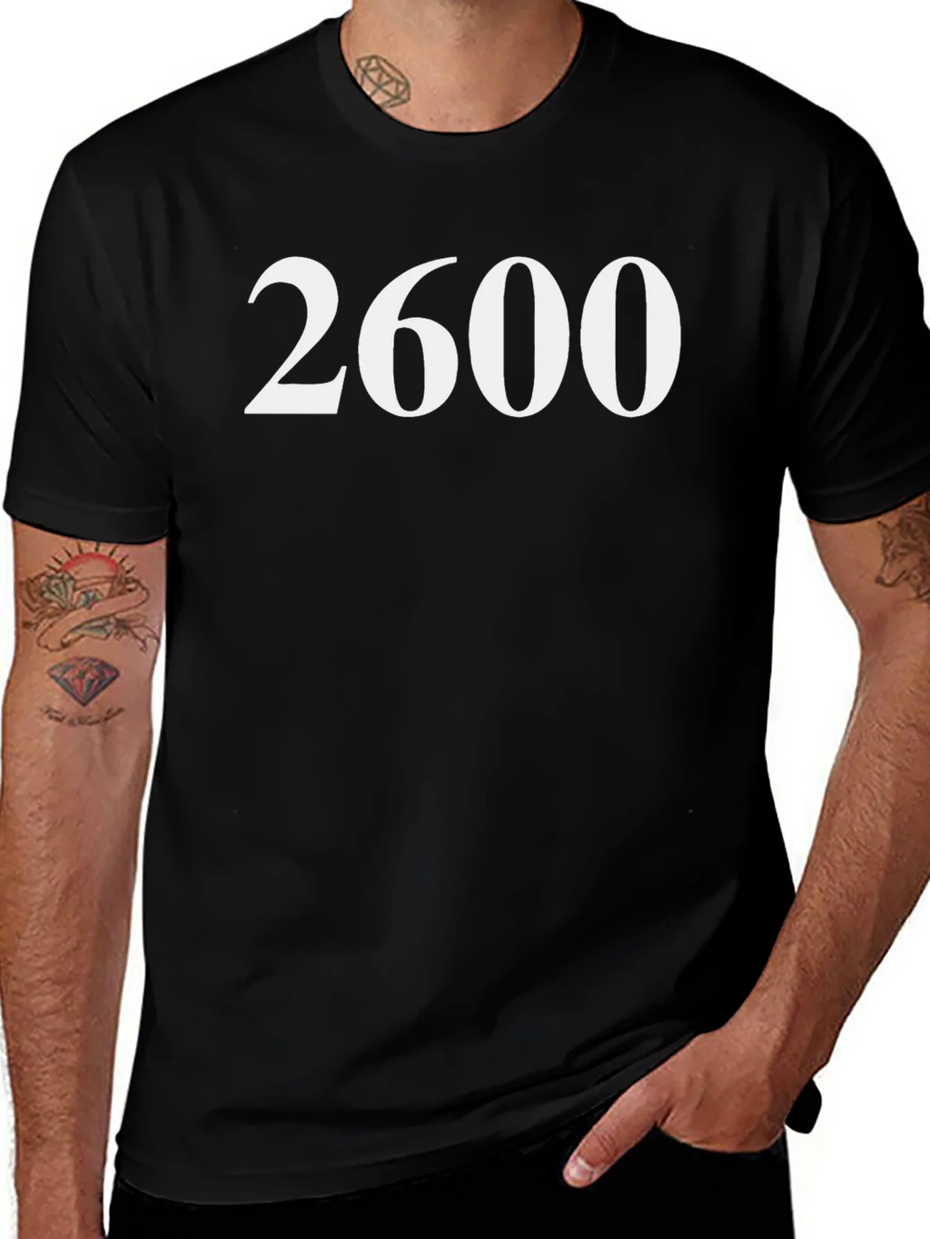 2600 T-Shirt - Bold Number Graphic Tee product image 1