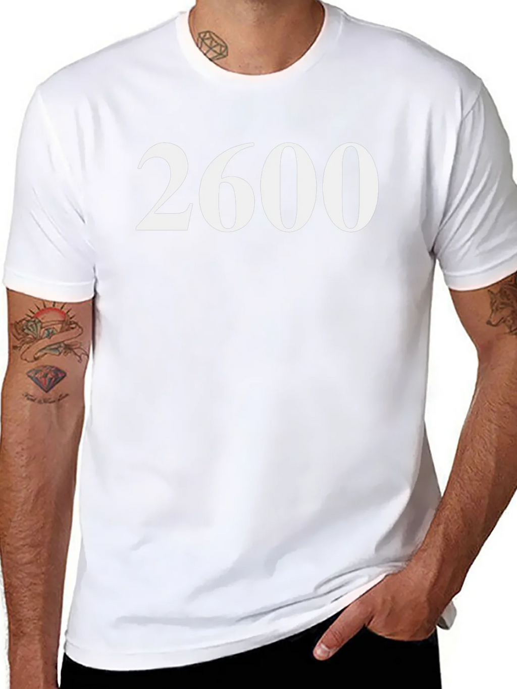 2600 T-Shirt - Bold Number Graphic Tee product image 7