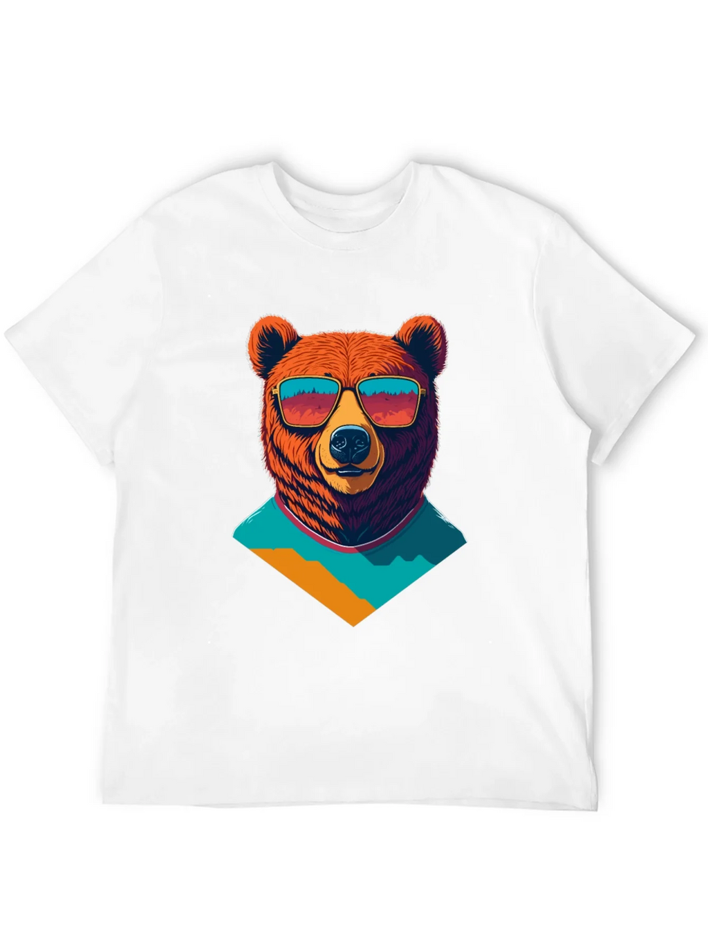 Cool Bear Graphic Tee - Black Cotton T-Shirt product image 11