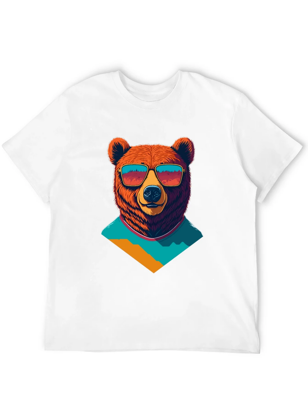 Cool Bear Graphic Tee - Black Cotton T-Shirt product image 11