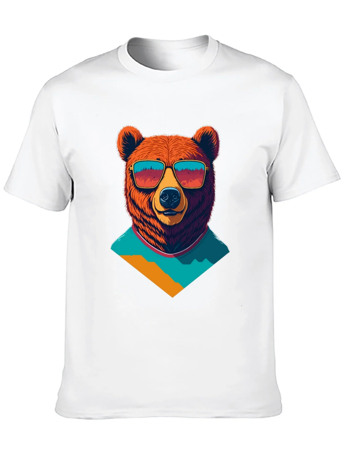 Cool Bear Graphic Tee - Black Cotton T-Shirt product image 9
