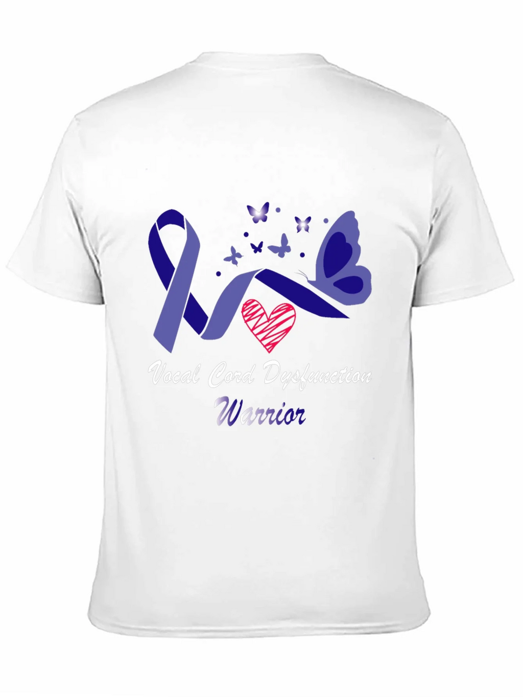 Vocal Cord Dysfunction Warrior Awareness T-Shirt product image 8
