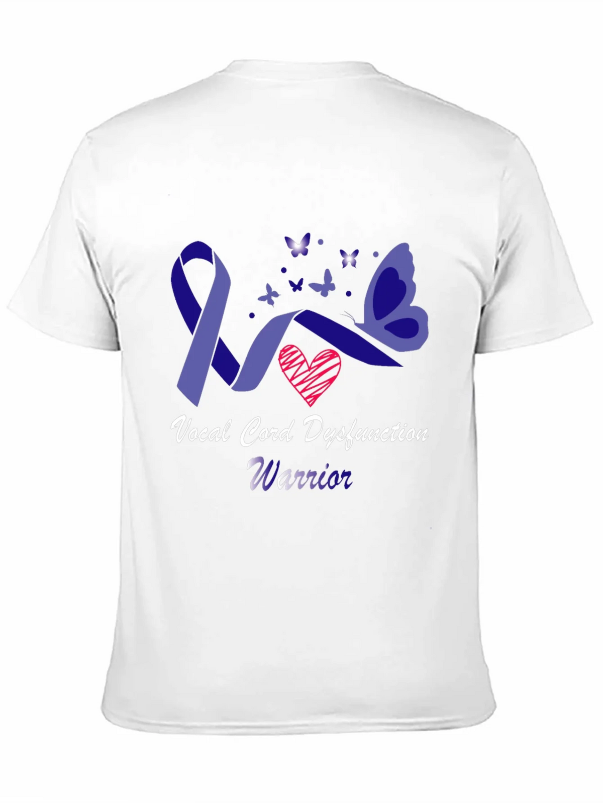 Vocal Cord Dysfunction Warrior Awareness T-Shirt product image 8