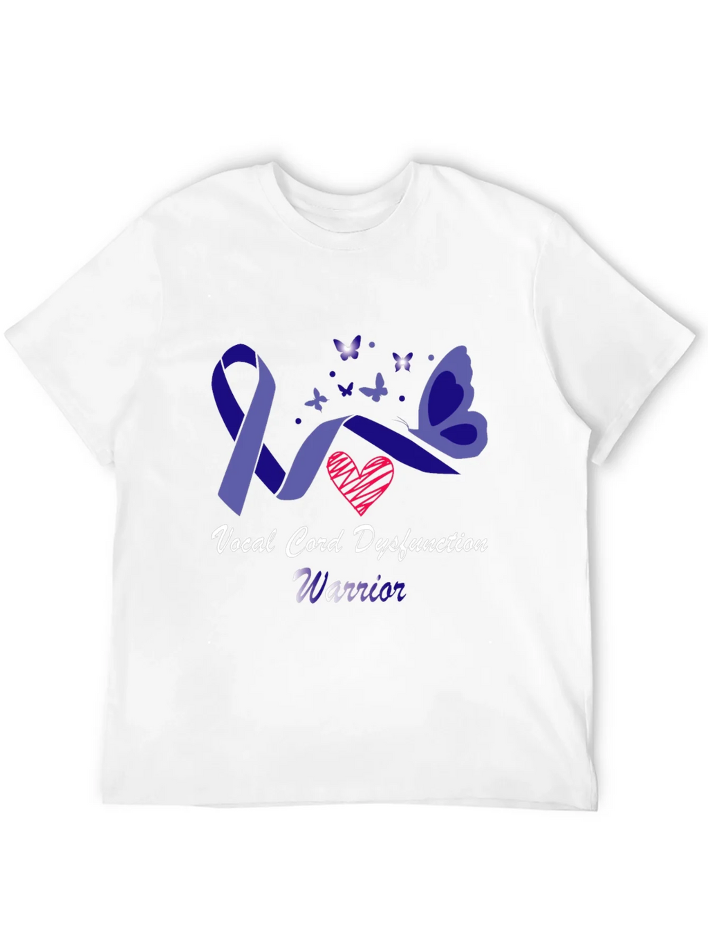 Vocal Cord Dysfunction Warrior Awareness T-Shirt product image 9