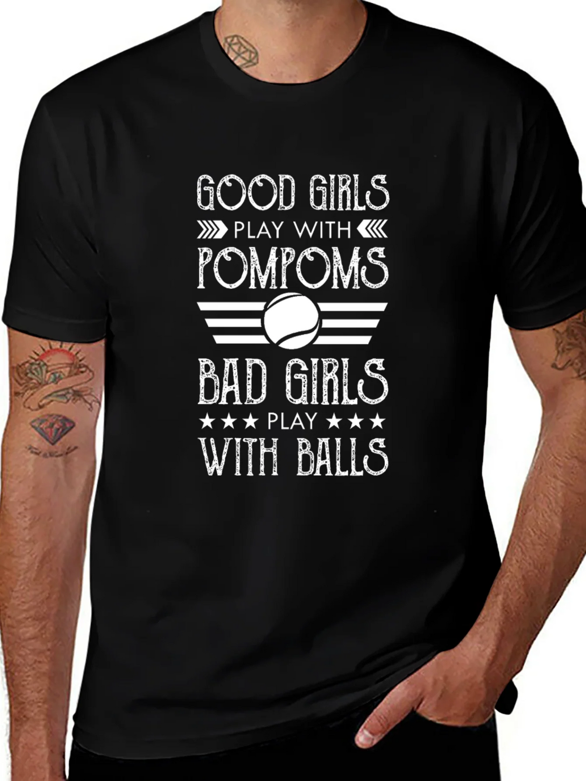 Good Girls vs Bad T-Shirt Funny Novelty Tee product image 1
