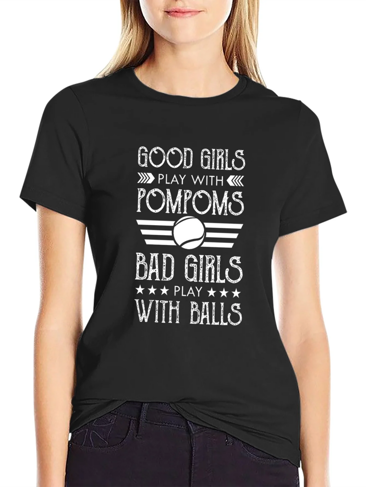 Good Girls vs Bad T-Shirt Funny Novelty Tee product image 2