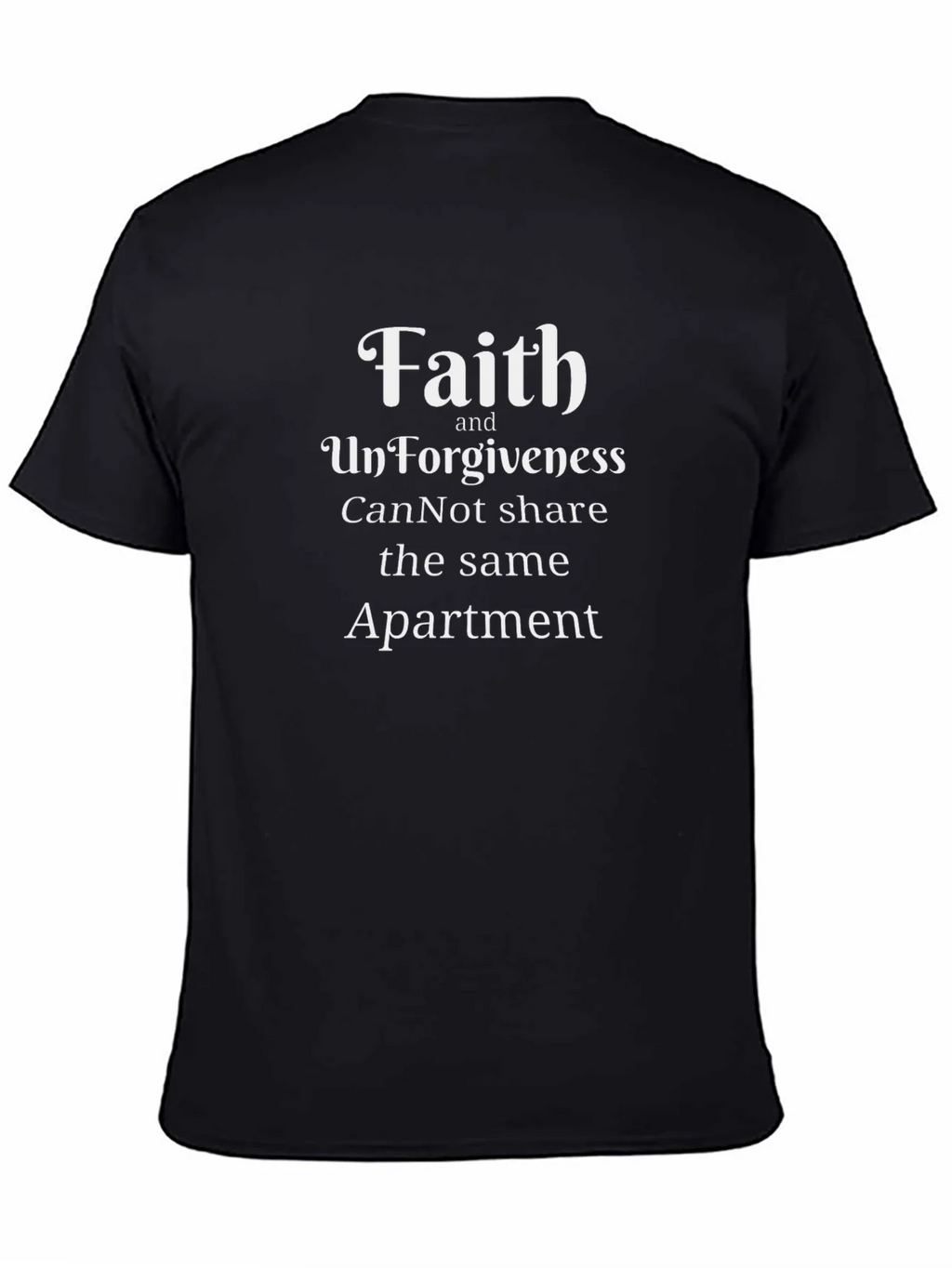 Faith & Forgiveness Graphic T-Shirt - Inspirational Design product image 4