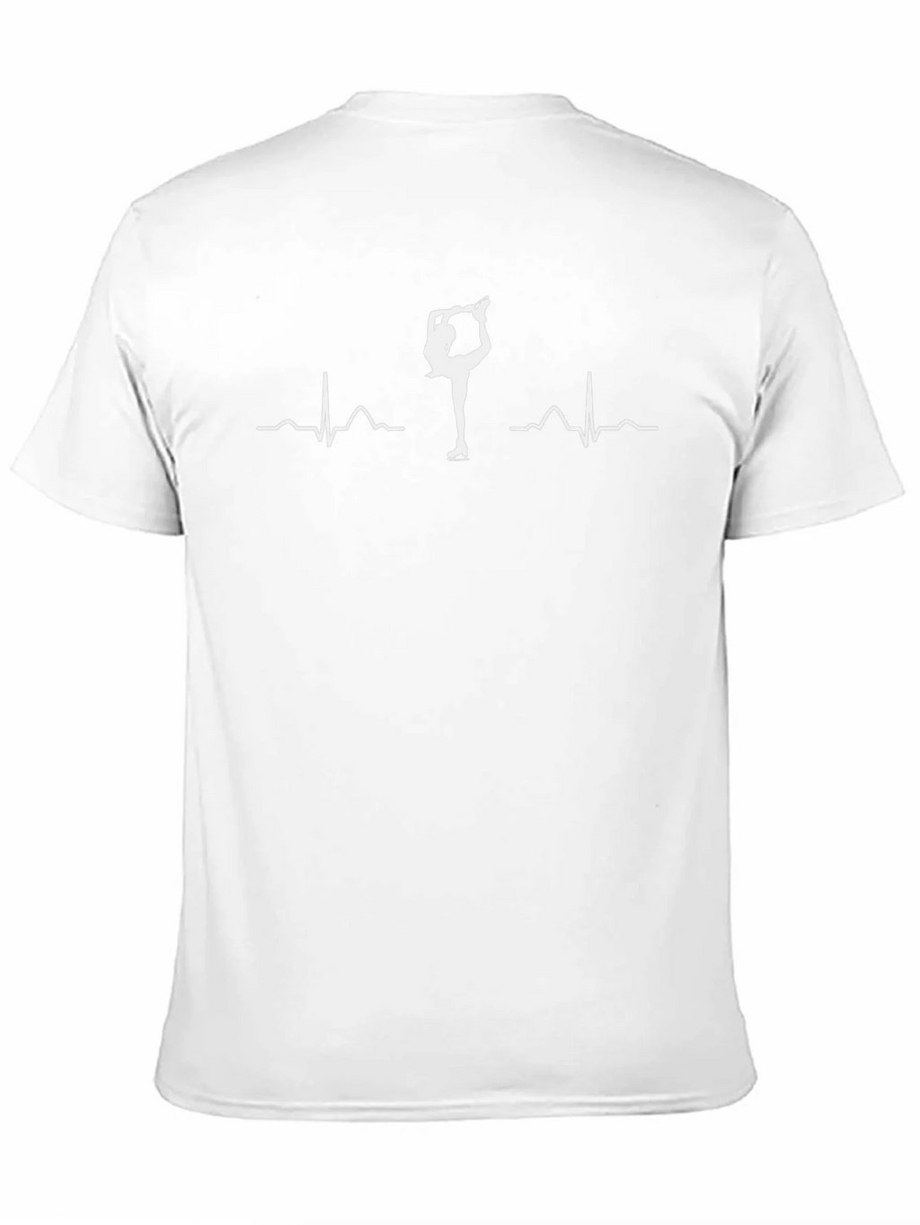 Ice Skating Heartbeat T-Shirt - Black product image 10