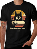 Nightshades Bloom T-Shirt Black Cat Tee product image 1