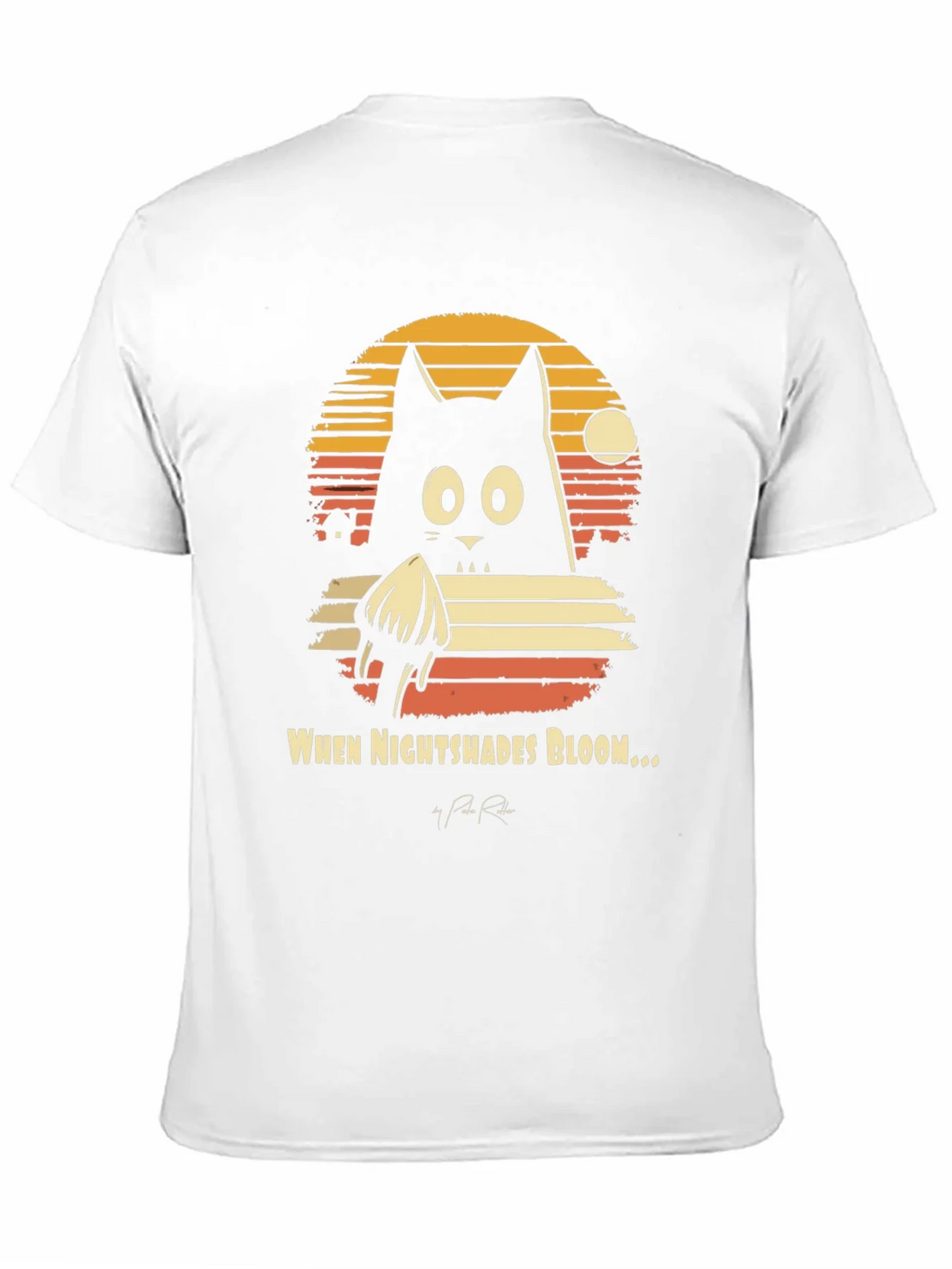 Nightshades Bloom T-Shirt Black Cat Tee product image 10