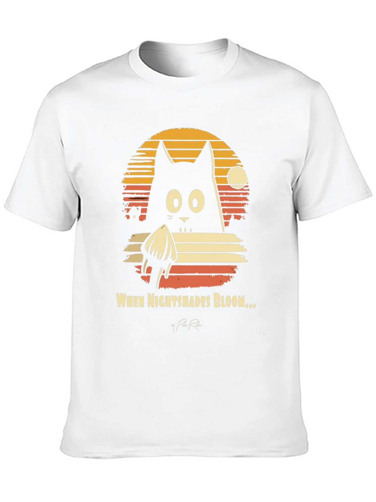 Nightshades Bloom T-Shirt Black Cat Tee product image 9