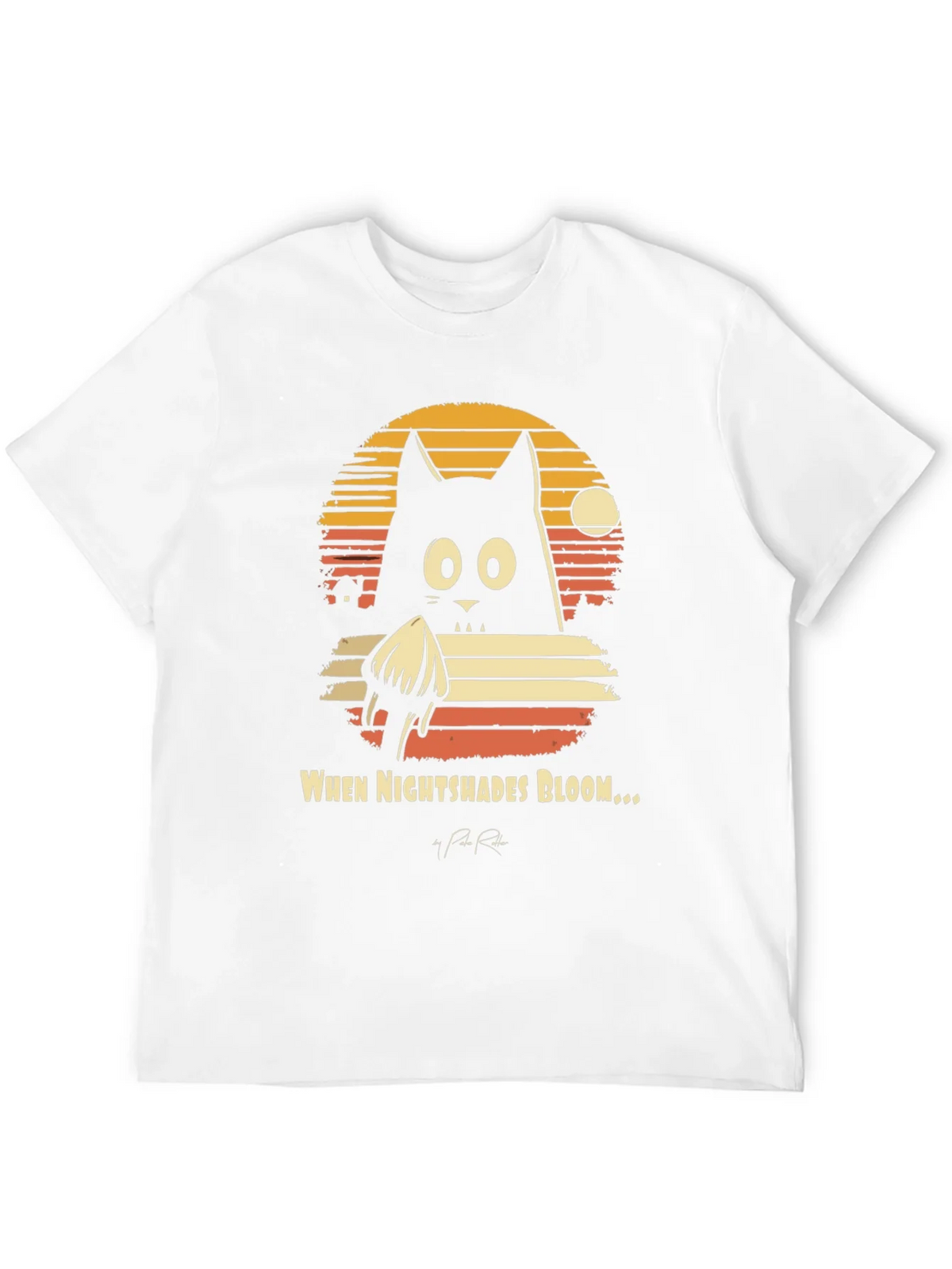 Nightshades Bloom T-Shirt Black Cat Tee product image 11