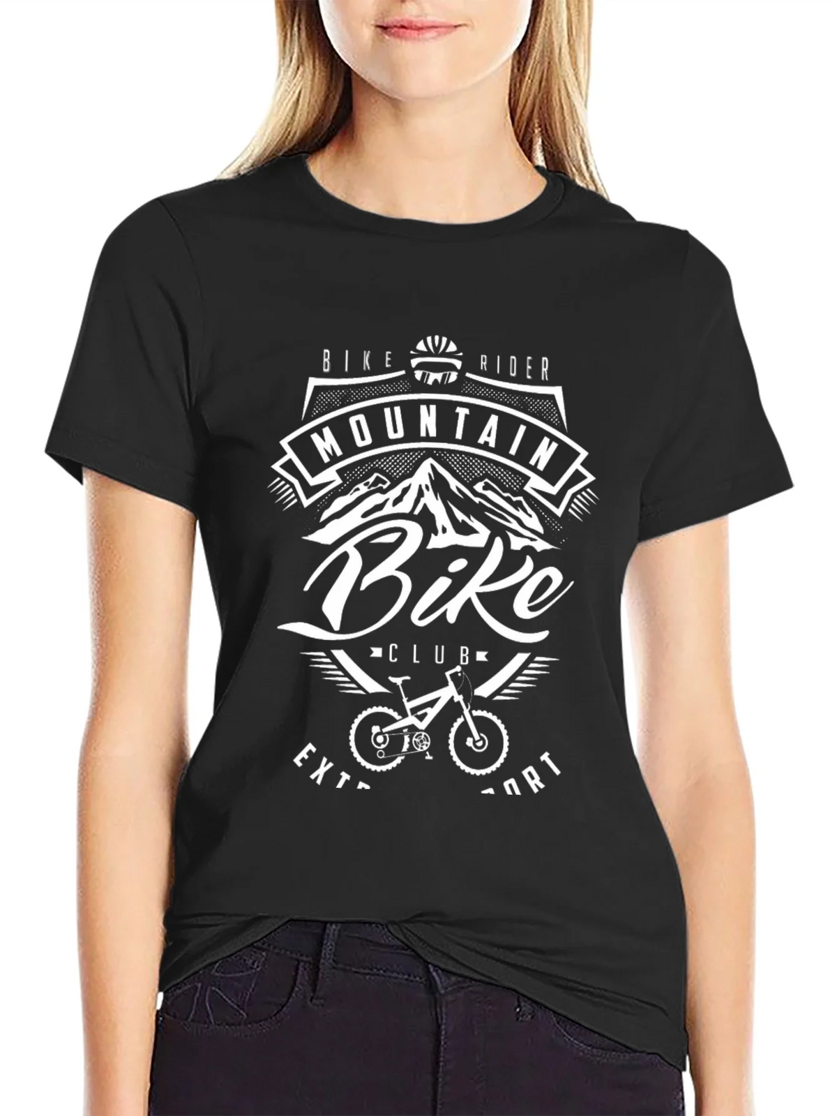 Mountain Bike Club Black T-Shirt product image 2
