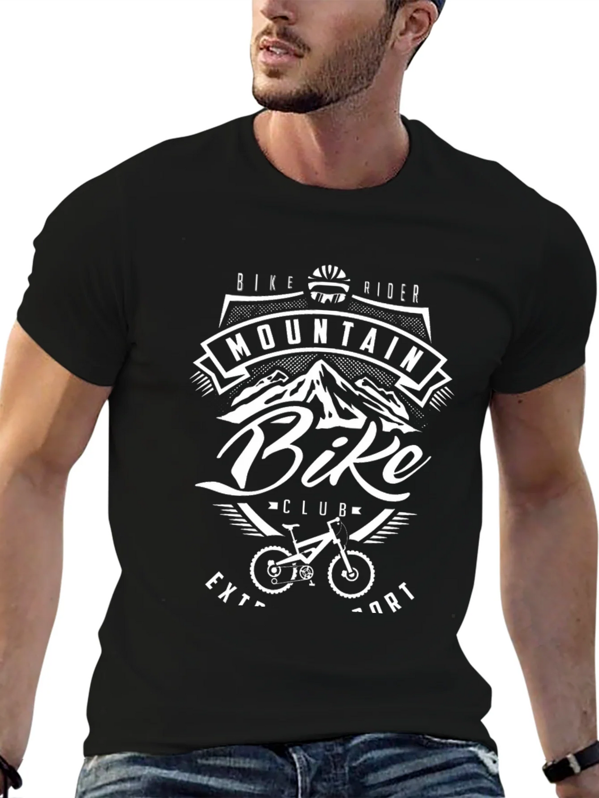 Mountain Bike Club Black T-Shirt product image 6