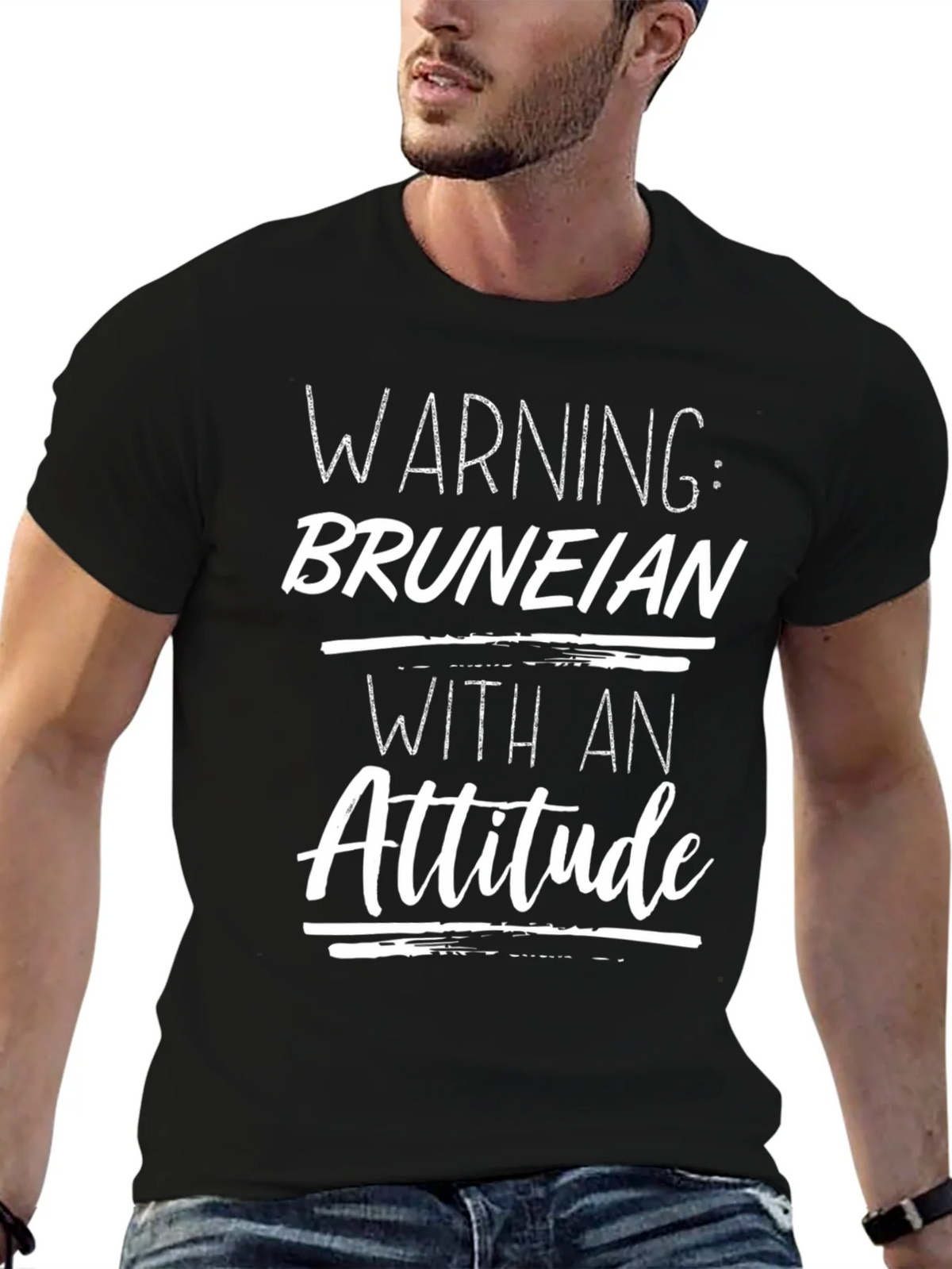 Warning: Bruneian with an Attitude T-Shirt product image 6