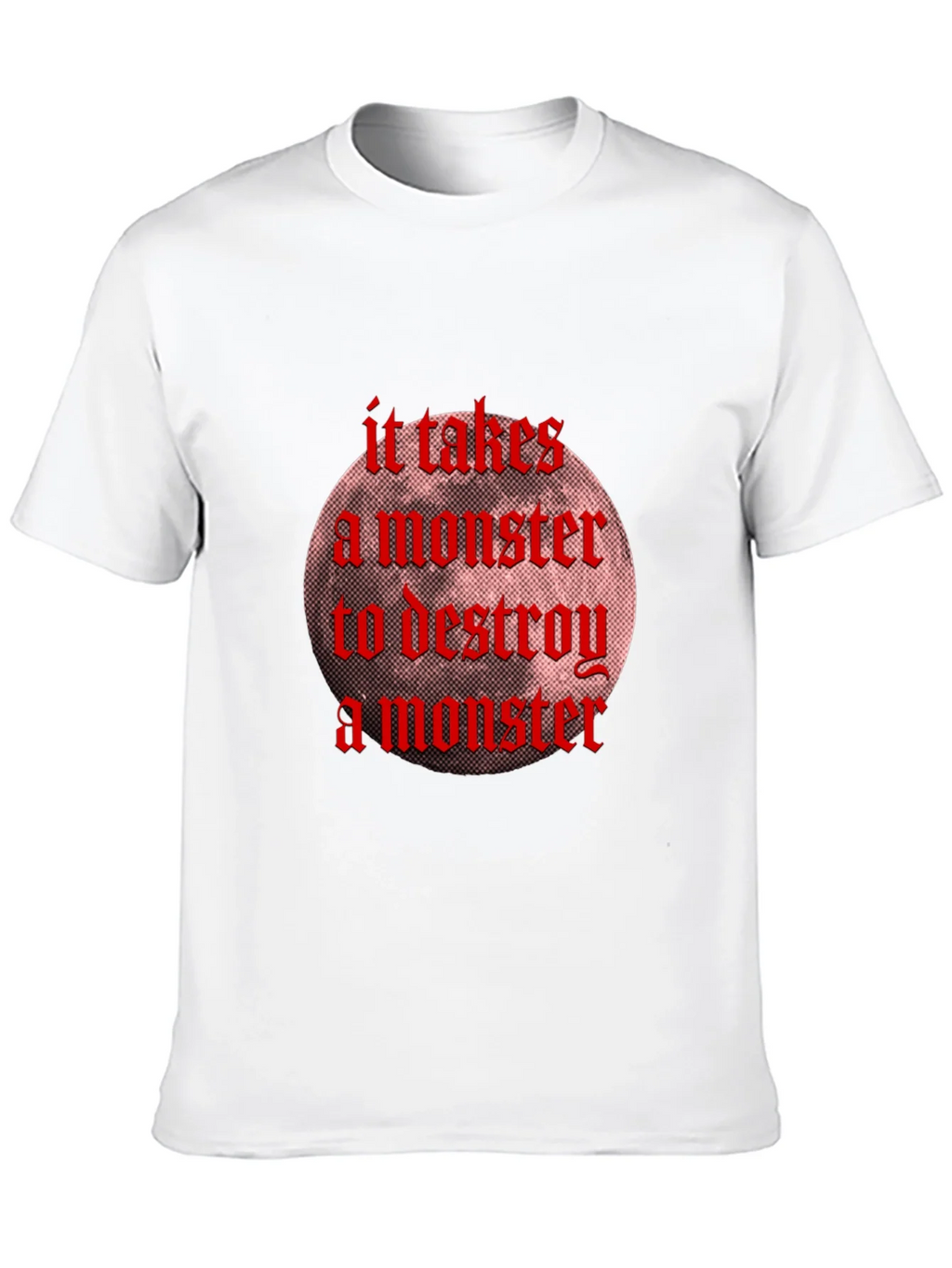 Monster Destroy Graphic Black T-Shirt product image 9