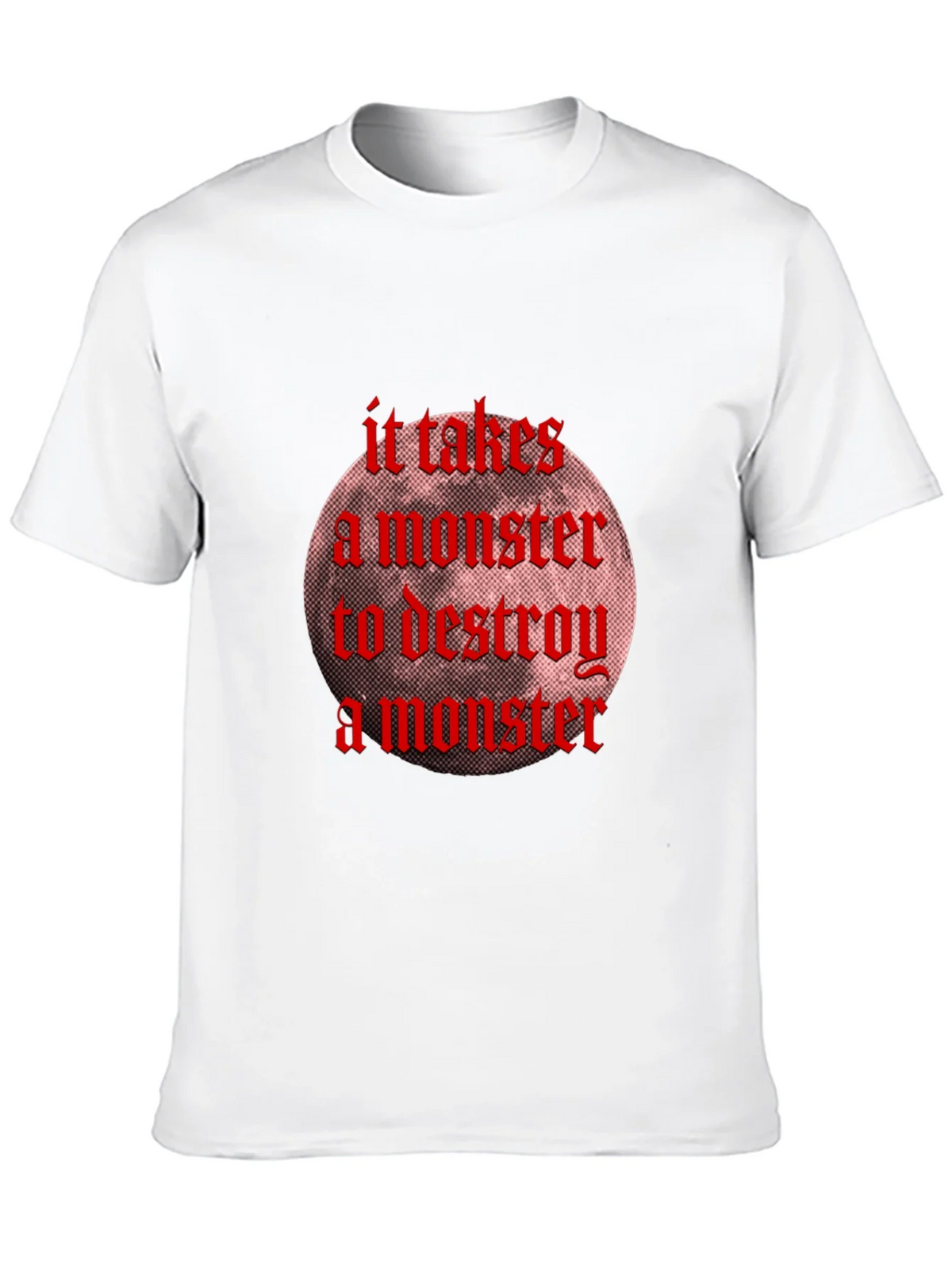 Monster Destroy Graphic Black T-Shirt product image 9