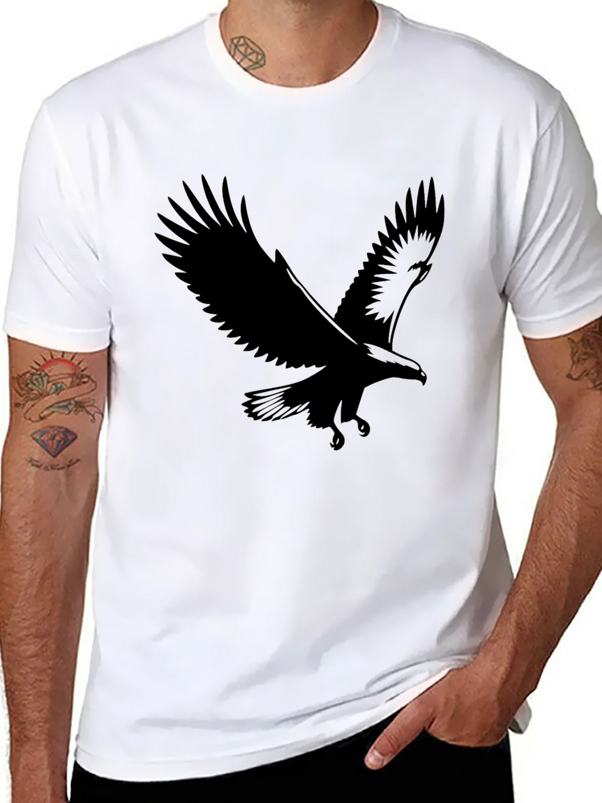 Black Eagle Graphic Tee - Mens Classic Fit product image 7