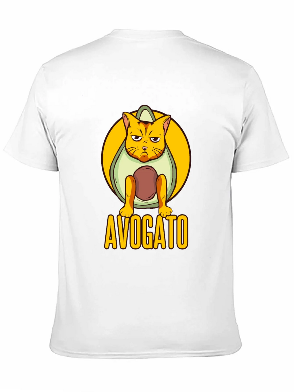 Avogato Black T-Shirt: Cat Avocado Pun product image 10
