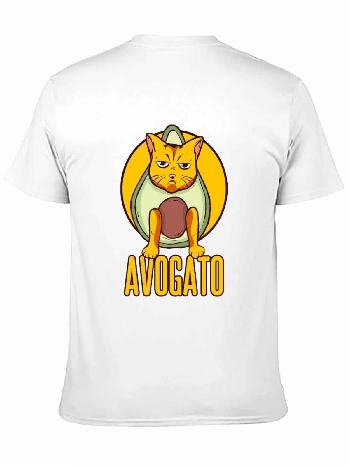 Avogato Black T-Shirt: Cat Avocado Pun product image 10