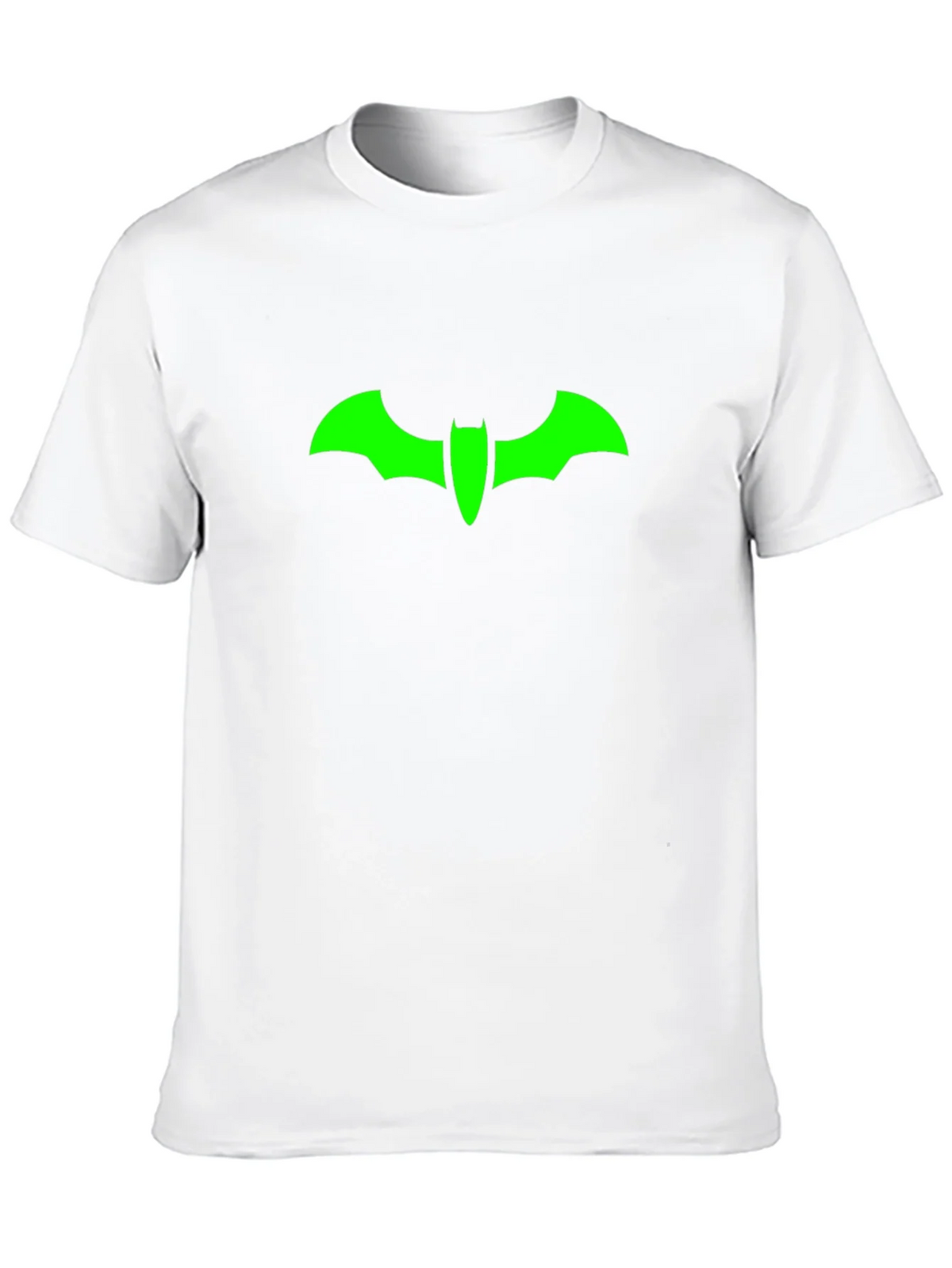 Green Bat Symbol Black T-Shirt product image 9