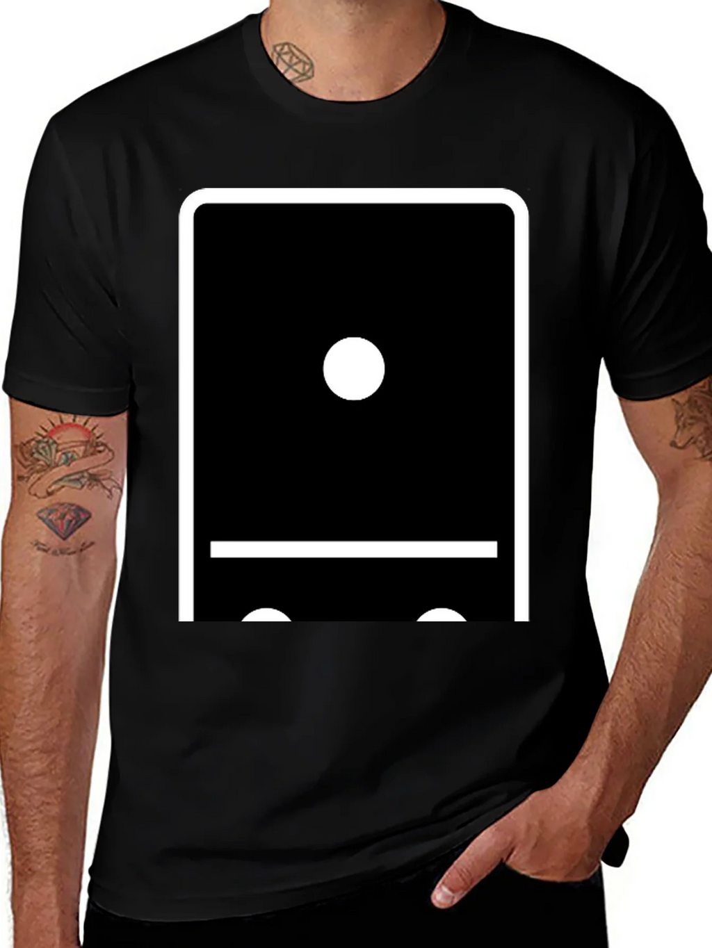 Domino T-Shirt - One Two Graphic Tee product image 1