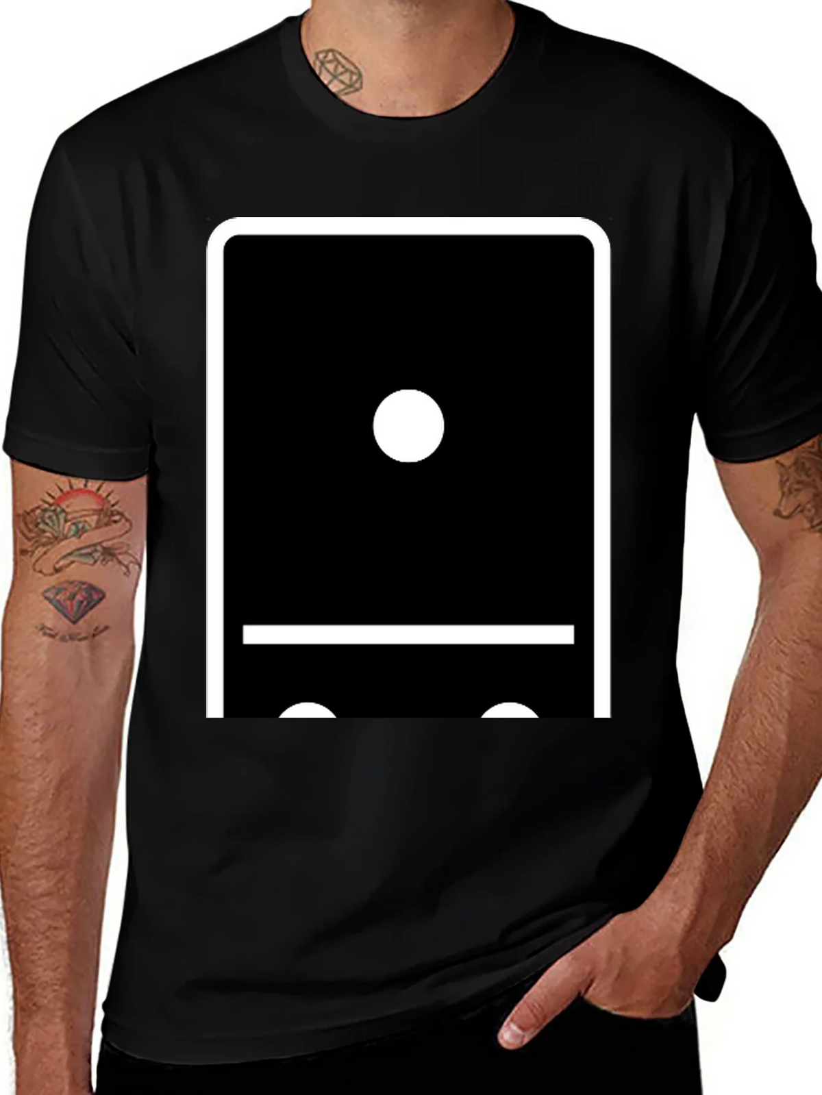 Domino T-Shirt - One Two Graphic Tee product image 1