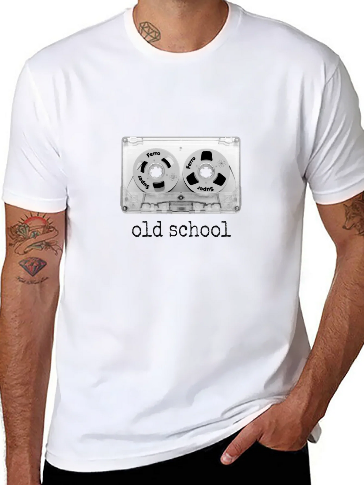Retro Cassette Tape Old School T-Shirt product image 7