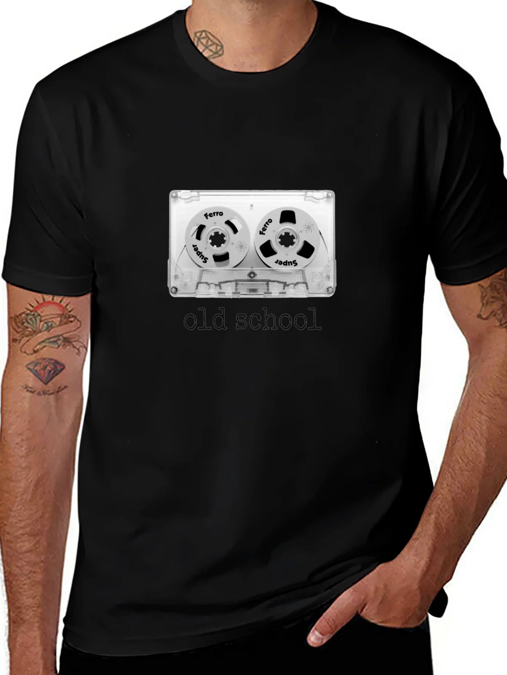 Retro Cassette Tape Old School T-Shirt product image 1