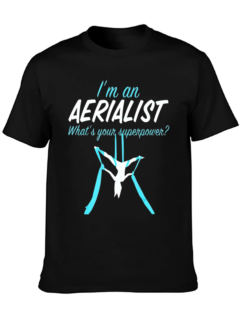 Aerialist Superpower T-Shirt - Black Cotton Blend product image 3