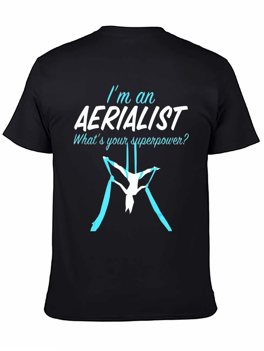 Aerialist Superpower T-Shirt - Black Cotton Blend product image 4