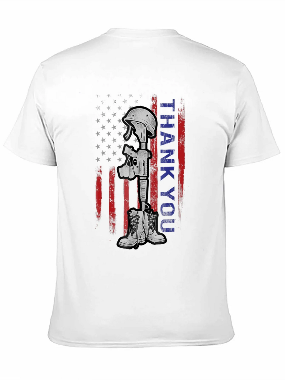 Thank You Battle Cross T-Shirt - Patriotic Tribute Tee product image 10
