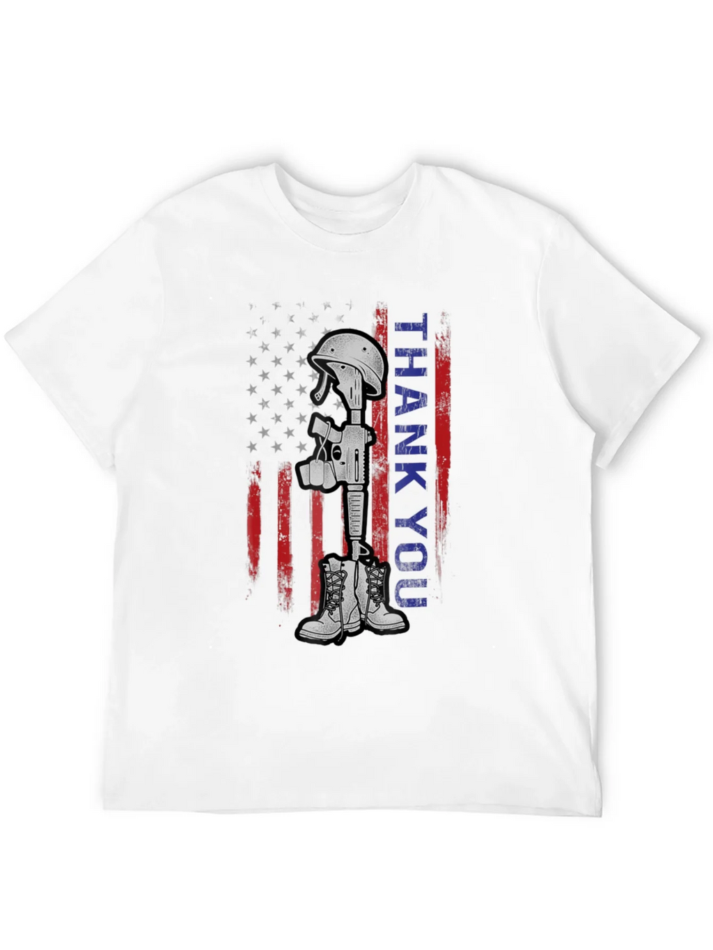 Thank You Battle Cross T-Shirt - Patriotic Tribute Tee product image 11