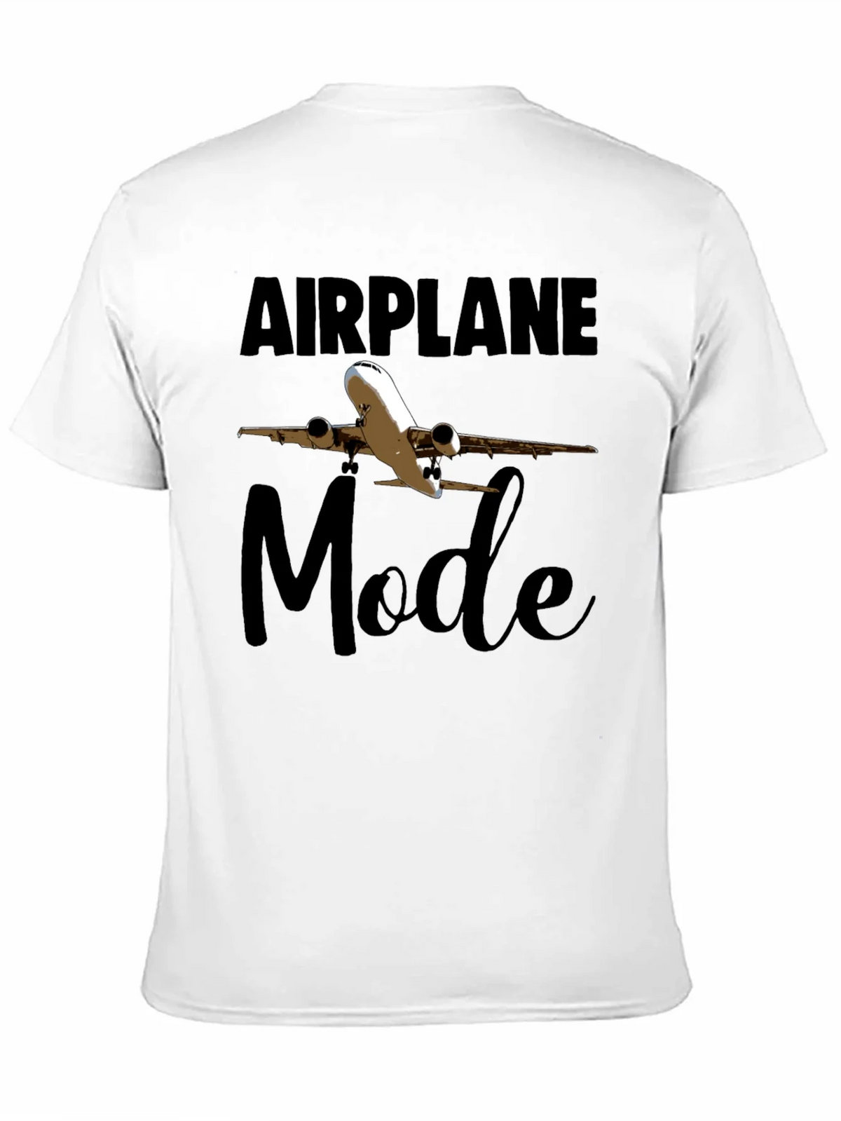 Airplane Mode Black T-Shirt product image 10